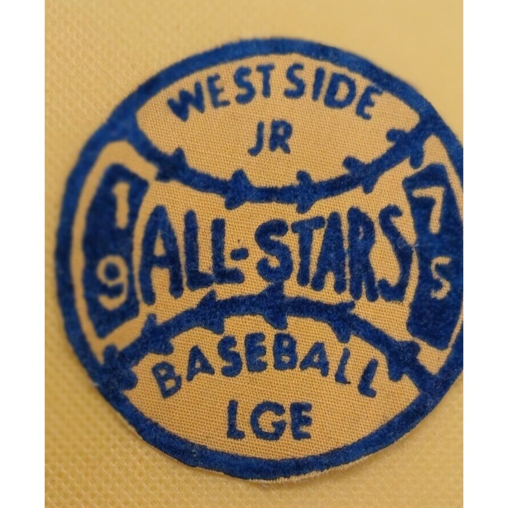 All-Stars WEST SIDE JR BASEBALL LGE 1975 Patch